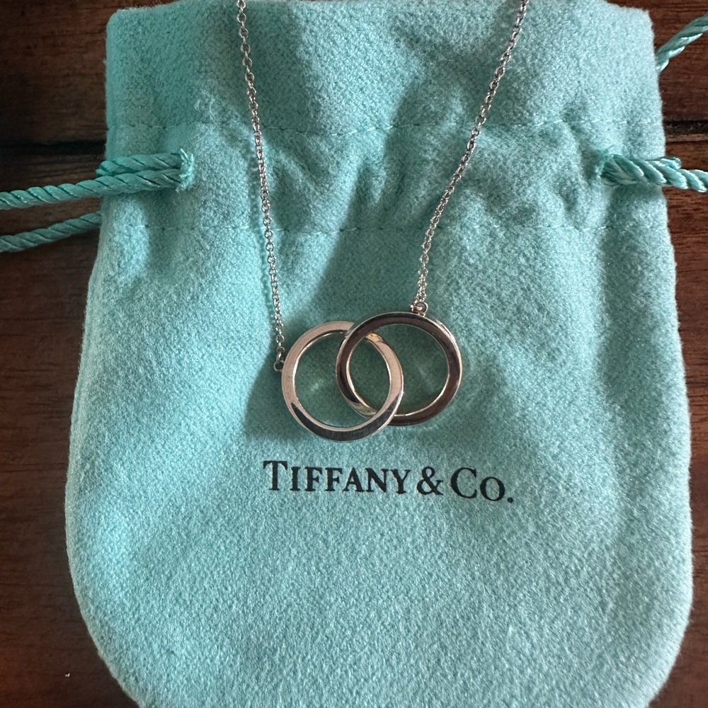 Tiffany & Co. Silver Interlocking Circles Necklace